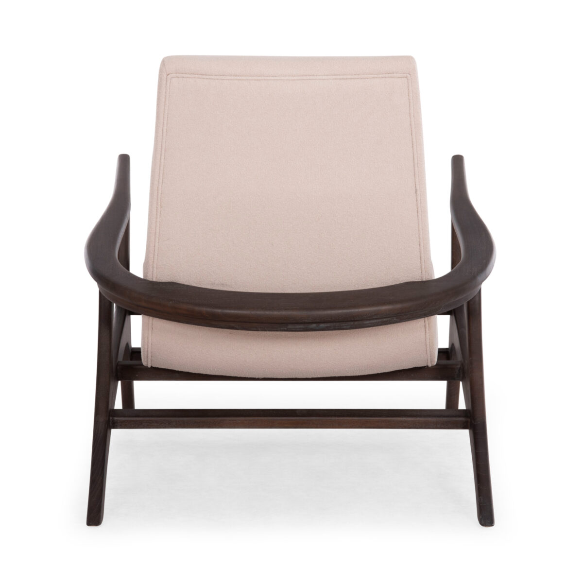 5 ΠΟΛΥΘΡΟΝΑ LOUNGE ARYA SM9969 ΞΥΛΟ TEAK ΣΕ ΜΑΥΡΟ-ΕΚΡΟΥ ΜΠΟΥΚΛΕ ΥΦΑΣΜΑ 92x80x86Υεκ. - Image 6