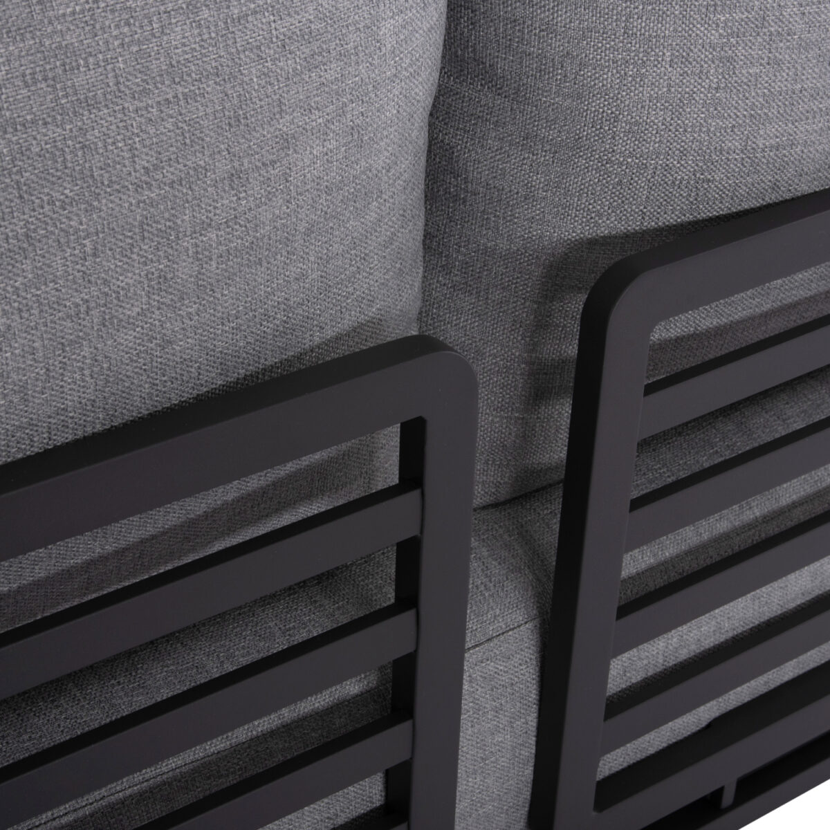 ΣΕΤ ΣΑΛΟΝΙ ΕΞ.ΧΩΡΟΥ 4ΤΜΧ ORION CORNER SM6191.01 ΣΚΟΥΡΟ ΓΚΡΙ ΑΛΟΥΜΙΝΙΟ & OLEFIN - Image 7