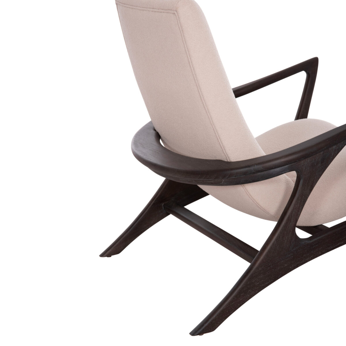 8 ΠΟΛΥΘΡΟΝΑ LOUNGE ARYA SM9969 ΞΥΛΟ TEAK ΣΕ ΜΑΥΡΟ-ΕΚΡΟΥ ΜΠΟΥΚΛΕ ΥΦΑΣΜΑ 92x80x86Υεκ. - Image 9