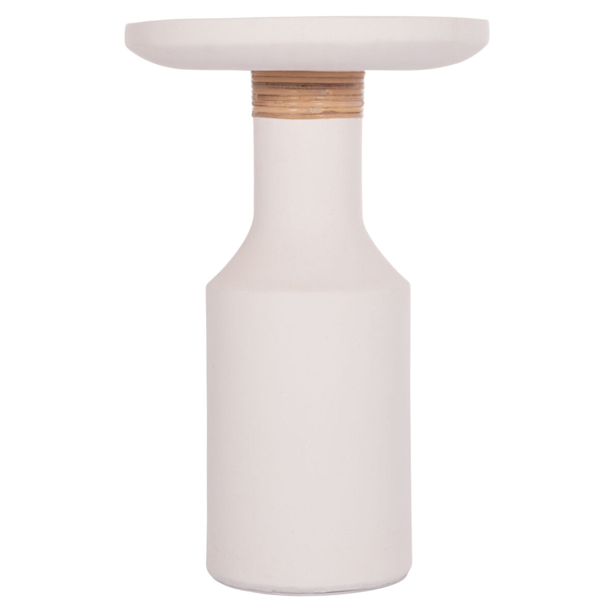 boithitiko-trapezi-fb91816902-fiber-ceme-2 ΒΟΗΘΗΤΙΚΟ ΤΡΑΠΕΖΙ TRED(T) HM18169.02 FIBER CEMENT ΛΕΥΚΟ-ΦΥΣΙΚΟ RATTAN--Φ40x61Υεκ. - Image 3
