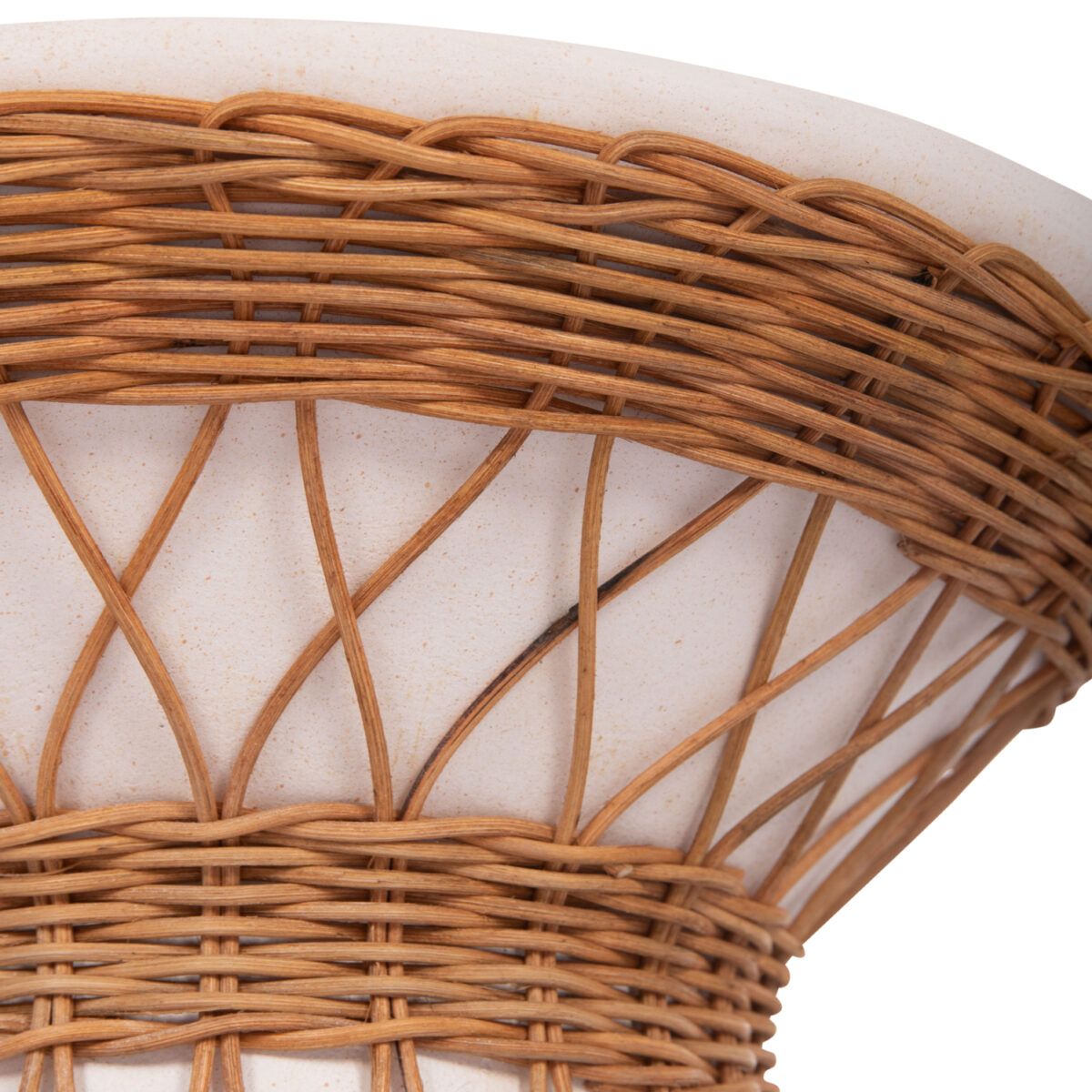 boithitiko-trapezi-stroggylo-fb91816702-8 ΒΟΗΘΗΤΙΚΟ ΤΡΑΠΕΖΙ ΣΤΡΟΓΓΥΛΟ DELIA HM18167.02 FIBER CEMENT ΛΕΥΚΟ & RATTAN Φ40x45Υεκ - Image 9