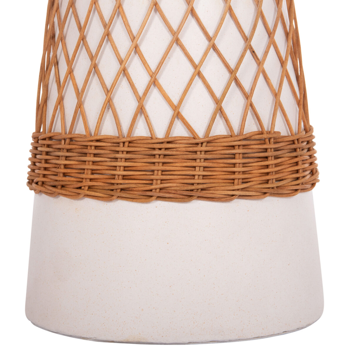 boithitiko-trapezi-stroggylo-fb91816702-9 ΒΟΗΘΗΤΙΚΟ ΤΡΑΠΕΖΙ ΣΤΡΟΓΓΥΛΟ DELIA HM18167.02 FIBER CEMENT ΛΕΥΚΟ & RATTAN Φ40x45Υεκ - Image 10