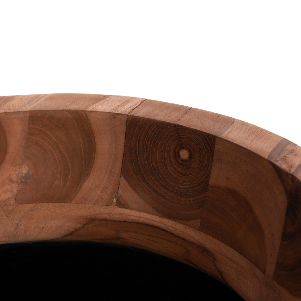 ΔΙΑΚΟΣΜΗΤΙΚΟ ΒΑΖΟ ΔΑΠΕΔΟΥ LINTER HM4662.01L FIBER CEMENT ΜΑΥΡΟ--ΞΥΛΟ ΤΕΑΚ Φ41x47Υεκ. - Image 7