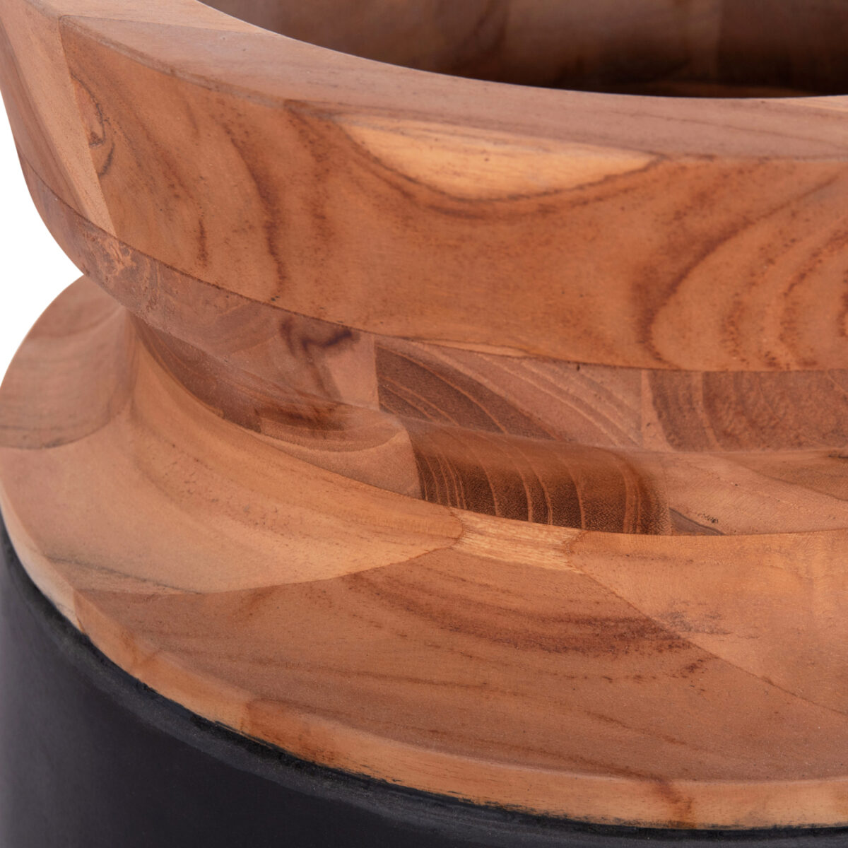 diakosmitiko-bazo-dapedoy-fb9466201s-fib-4 ΔΙΑΚΟΣΜΗΤΙΚΟ ΒΑΖΟ ΔΑΠΕΔΟΥ LINTER HM4662.01S FIBER CEMENT ΜΑΥΡΟ--ΞΥΛΟ ΤΕΑΚ Φ34x60Υεκ. - Image 5