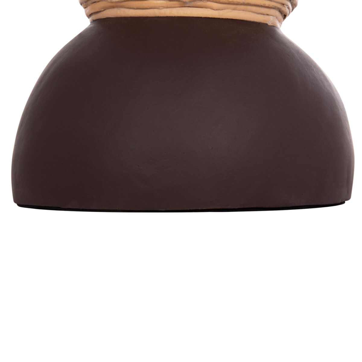 ΔΙΑΚΟΣΜΗΤΙΚΟ ΒΑΖΟ ΔΑΠΕΔΟΥ MAYNARD HM4672.07S TERRACOTTA ΣΟΚΟΛΑΤΙ-RATTAN Φ27.5x50Υεκ - Image 10