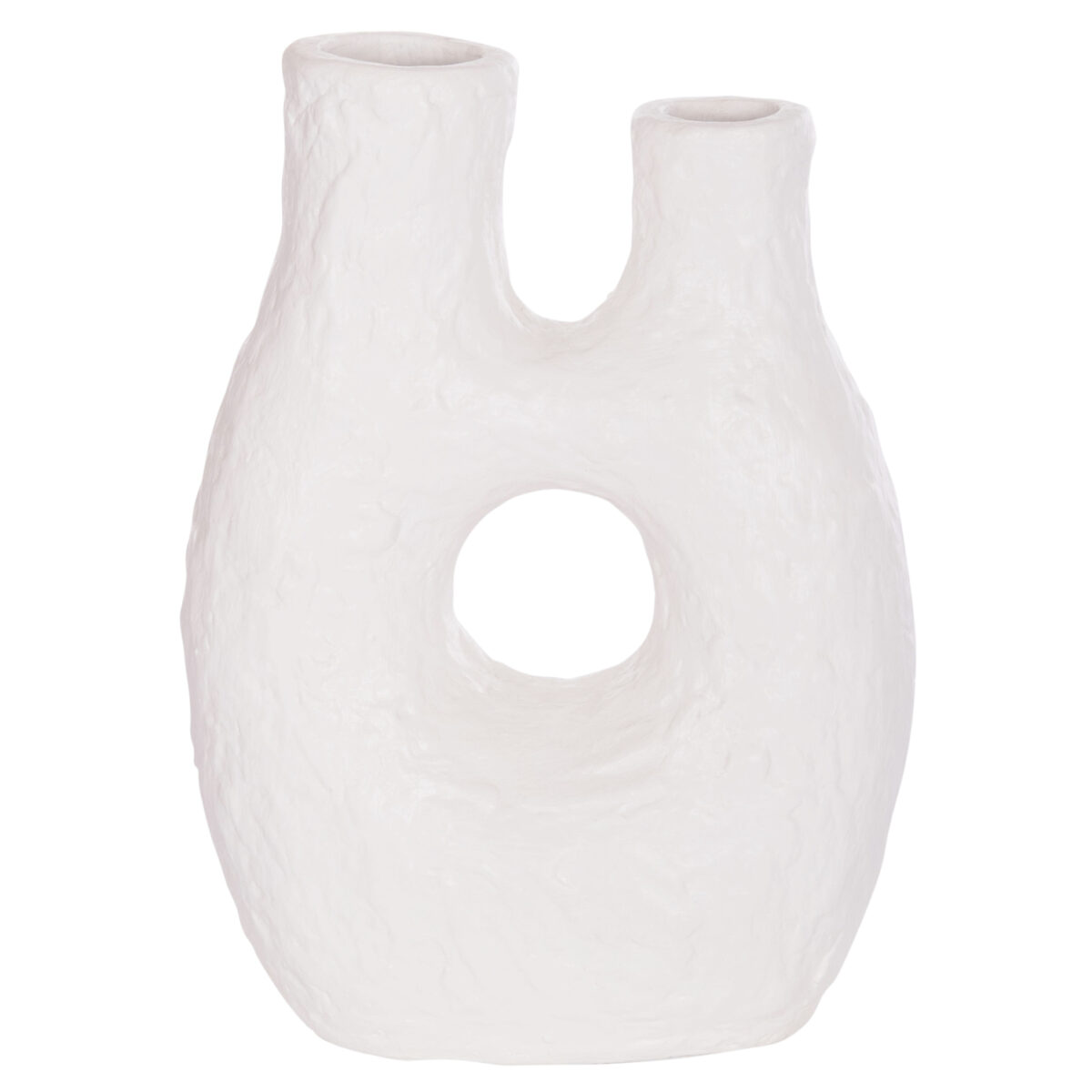 ΕΠΙΤΡΑΠΕΖΙΟ ΔΙΑΚΟΣΜΗΤΙΚΟ ΒΑΖΟ NAMENTIS HM4665.02L ΛΕΥΚΗ ΤΕΡΑΚΟΤΑ--27x13.5x37Υεκ - Image 4