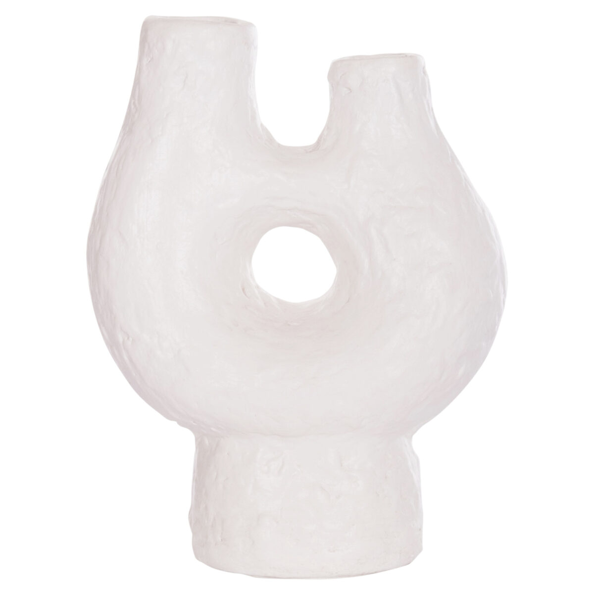 epitrapezio-diakosmitiko-bazo-fb9466502s-2 ΕΠΙΤΡΑΠΕΖΙΟ ΔΙΑΚΟΣΜΗΤΙΚΟ ΒΑΖΟ NAMENTIS HM4665.02S ΛΕΥΚΗ ΤΕΡΑΚΟΤΑ--26x15x32.5Υεκ - Image 3