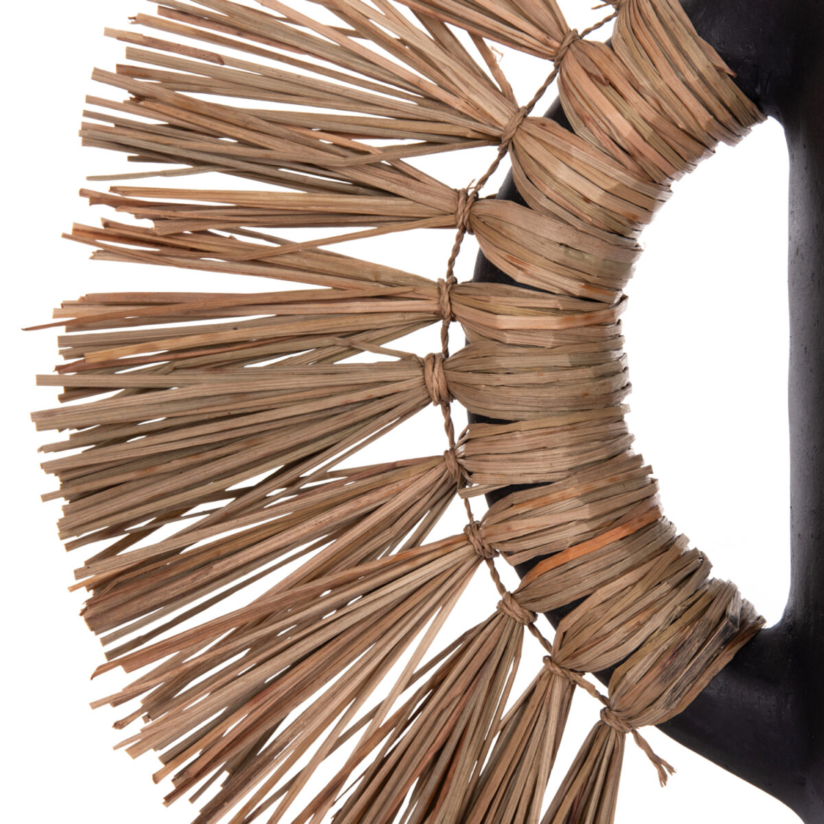 epitrapezio-diakosmitiko-bazo-fb9466801s-7 ΕΠΙΤΡΑΠΕΖΙΟ ΔΙΑΚΟΣΜΗΤΙΚΟ ΒΑΖΟ ALICA HM4668.01S ΜΑΥΡΗ ΤΕΡΑΚΟΤΑ & GRASS--55x19x34Υεκ - Image 8