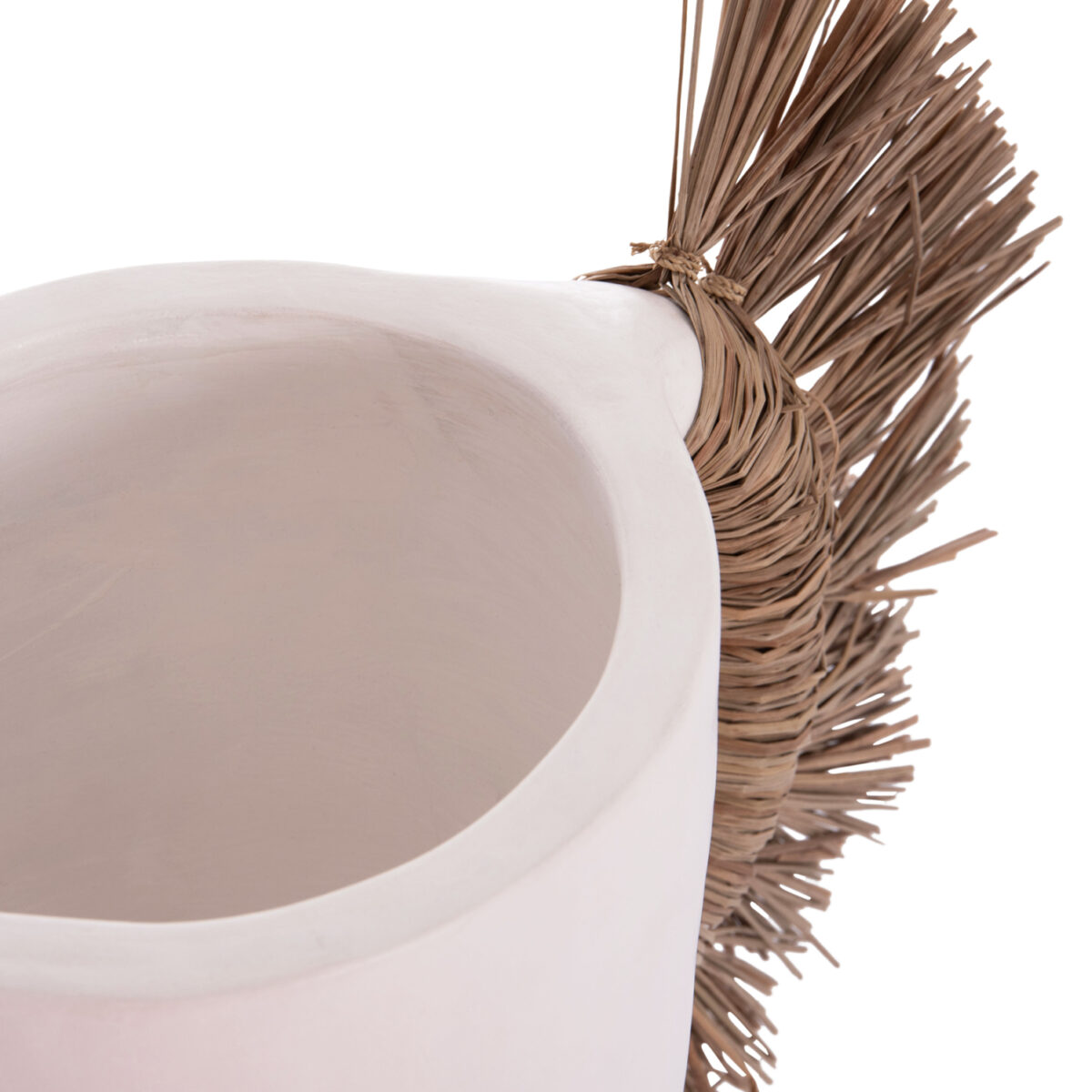 ΕΠΙΤΡΑΠΕΖΙΟ ΔΙΑΚΟΣΜΗΤΙΚΟ ΒΑΖΟ ALICA HM4668.02L ΛΕΥΚΗ ΤΕΡΑΚΟΤΑ & GRASS--64x22x38Υεκ - Image 8