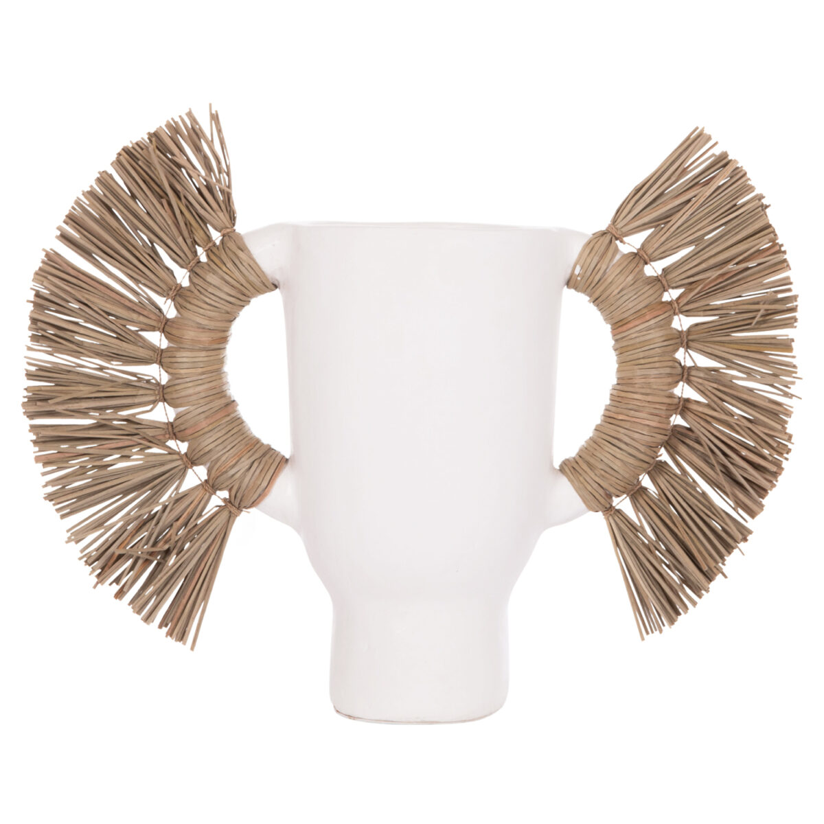 epitrapezio-diakosmitiko-bazo-fb9466802s-2 ΕΠΙΤΡΑΠΕΖΙΟ ΔΙΑΚΟΣΜΗΤΙΚΟ ΒΑΖΟ ALICA HM4668.02S ΛΕΥΚΗ ΤΕΡΑΚΟΤΑ & GRASS--55x19x34Υεκ - Image 3