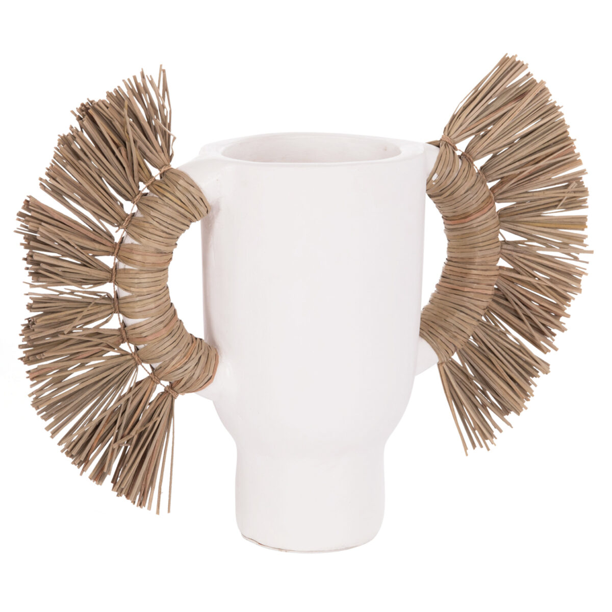 epitrapezio-diakosmitiko-bazo-fb9466802s-3 ΕΠΙΤΡΑΠΕΖΙΟ ΔΙΑΚΟΣΜΗΤΙΚΟ ΒΑΖΟ ALICA HM4668.02S ΛΕΥΚΗ ΤΕΡΑΚΟΤΑ & GRASS--55x19x34Υεκ - Image 4