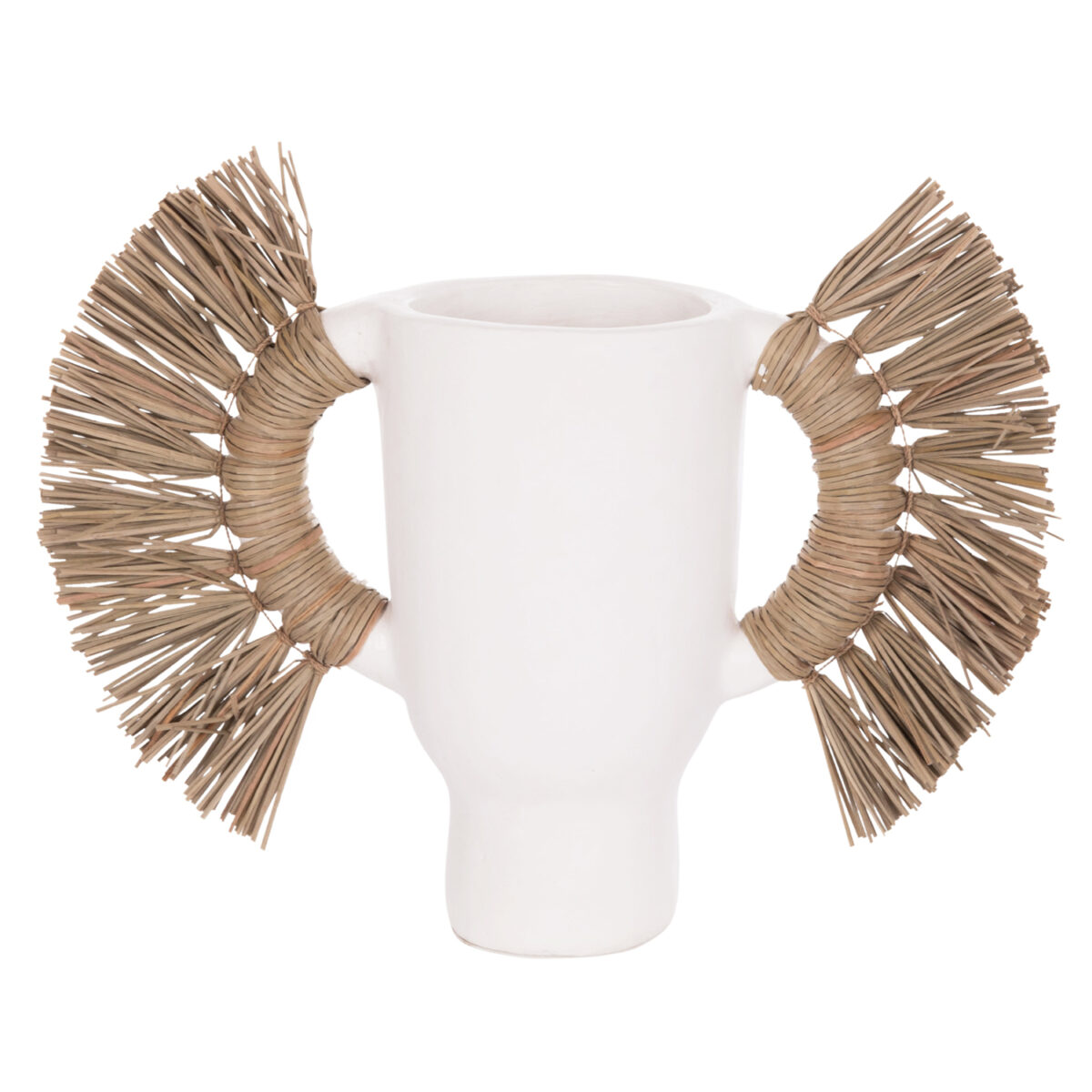 epitrapezio-diakosmitiko-bazo-fb9466802s-5 ΕΠΙΤΡΑΠΕΖΙΟ ΔΙΑΚΟΣΜΗΤΙΚΟ ΒΑΖΟ ALICA HM4668.02S ΛΕΥΚΗ ΤΕΡΑΚΟΤΑ & GRASS--55x19x34Υεκ - Image 6