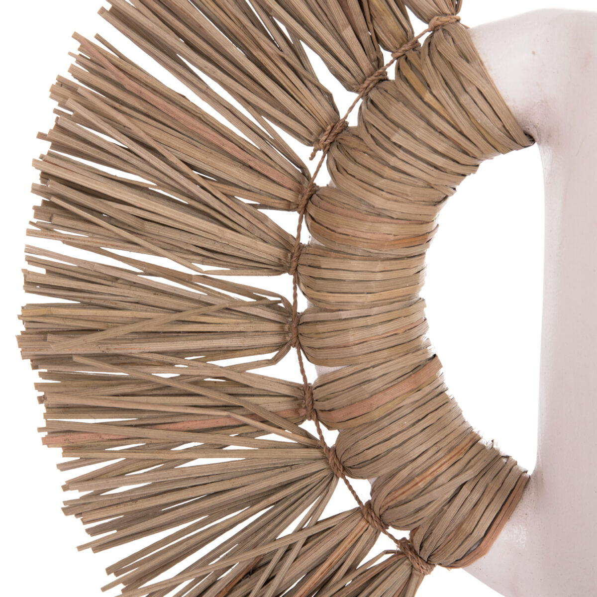 epitrapezio-diakosmitiko-bazo-fb9466802s-8 ΕΠΙΤΡΑΠΕΖΙΟ ΔΙΑΚΟΣΜΗΤΙΚΟ ΒΑΖΟ ALICA HM4668.02S ΛΕΥΚΗ ΤΕΡΑΚΟΤΑ & GRASS--55x19x34Υεκ - Image 9