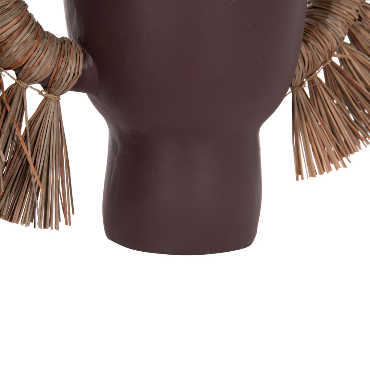 ΕΠΙΤΡΑΠΕΖΙΟ ΔΙΑΚΟΣΜΗΤΙΚΟ ΒΑΖΟ ALICA HM4668.07L ΣΟΚΟΛΑΤΙ ΤΕΡΑΚΟΤΑ & GRASS--64x22x38Υεκ - Image 8