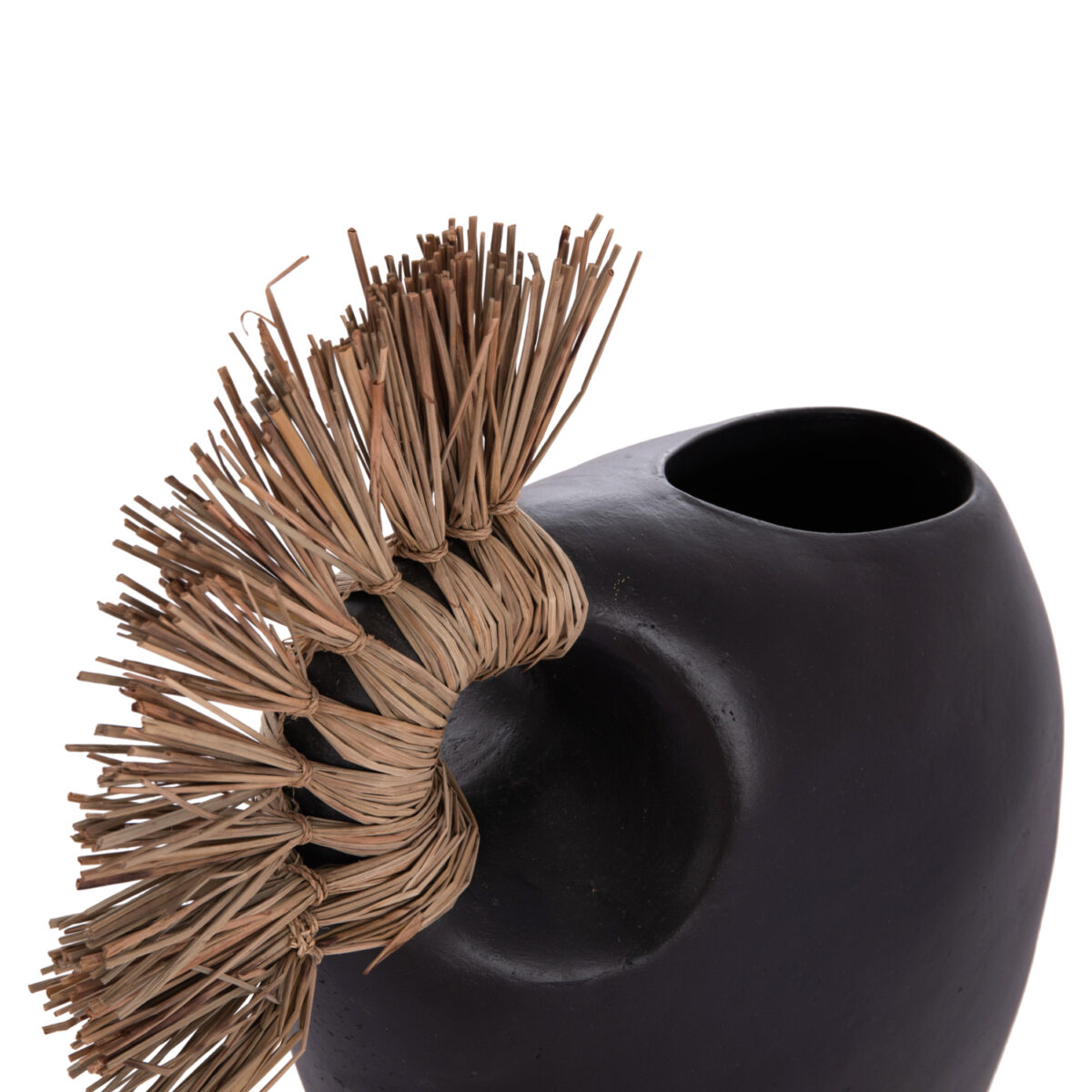 epitrapezio-diakosmitiko-fb9467101-mayri-4 ΕΠΙΤΡΑΠΕΖΙΟ ΔΙΑΚΟΣΜΗΤΙΚΟ ALICA2 HM4671.01 ΜΑΥΡΗ ΤΕΡΑΚΟΤΑ & GRASS--44x18x50Υεκ. - Image 5