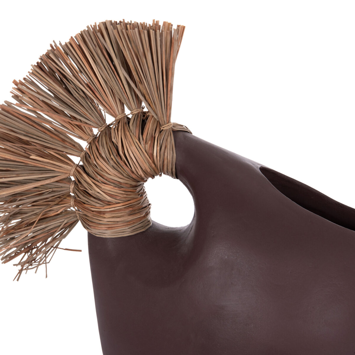 ΕΠΙΤΡΑΠΕΖΙΟ ΔΙΑΚΟΣΜΗΤΙΚΟ ALICA2 HM4671.07 ΣΟΚΟΛΑΤΙ ΤΕΡΑΚΟΤΑ & GRASS--44x18x50Υεκ. - Image 6