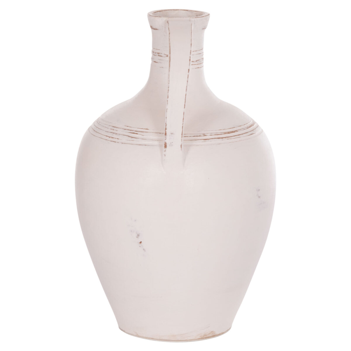 epitrapezios-diakosmitikos-amforeas-fb94-3 ΔΙΑΚΟΣΜΗΤΙΚΟΣ ΑΜΦΟΡΕΑΣ FEAX HM4676.02L ΛΕΥΚΗ ΤΕΡΑΚΟΤΑ--35x35x58Υεκ. - Image 4