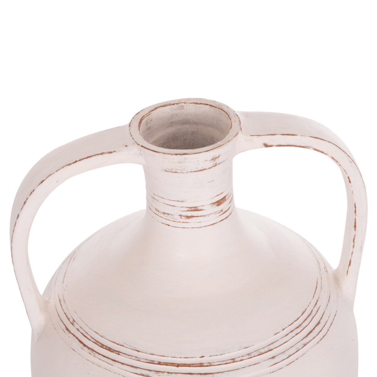 epitrapezios-diakosmitikos-amforeas-fb94-5 ΔΙΑΚΟΣΜΗΤΙΚΟΣ ΑΜΦΟΡΕΑΣ FEAX HM4676.02L ΛΕΥΚΗ ΤΕΡΑΚΟΤΑ--35x35x58Υεκ. - Image 6