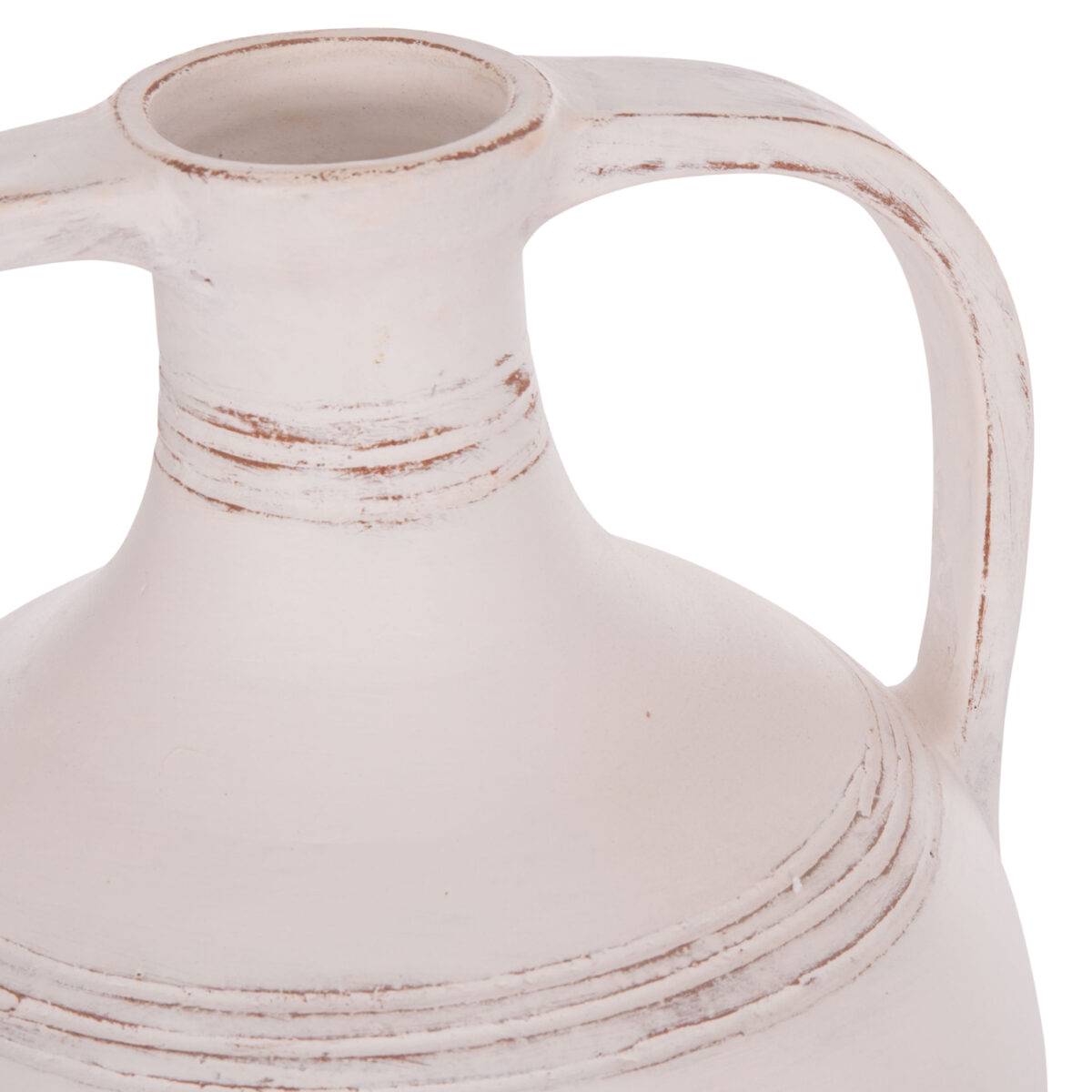 ΔΙΑΚΟΣΜΗΤΙΚΟΣ ΑΜΦΟΡΕΑΣ FEAX HM4676.02S ΛΕΥΚΗ ΤΕΡΑΚΟΤΑ--35x35x48Υεκ. - Image 9