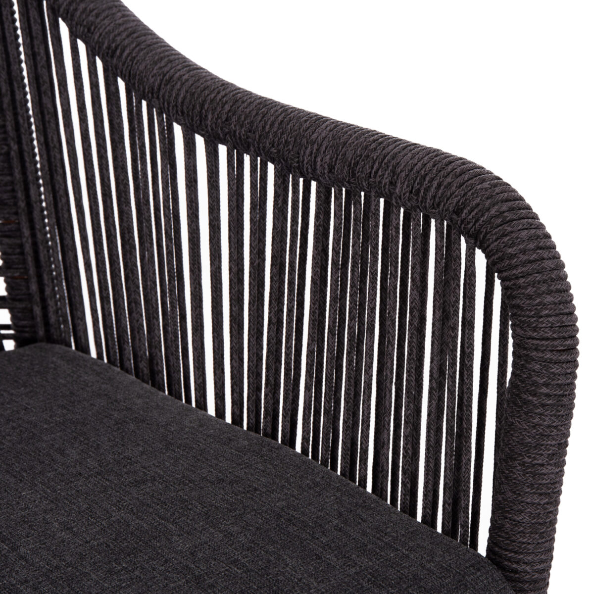 ΚΑΝΑΠΕΣ 2ΘΕΣΙΟΣ MYRTIA HM5550.11 AΛΟΥΜΙΝΙΟ ΚΑΦΕ--ΑΝΘΡΑΚΙ P.E. ΣΧΟΙΝΙ 123x61x90Υεκ - Image 8