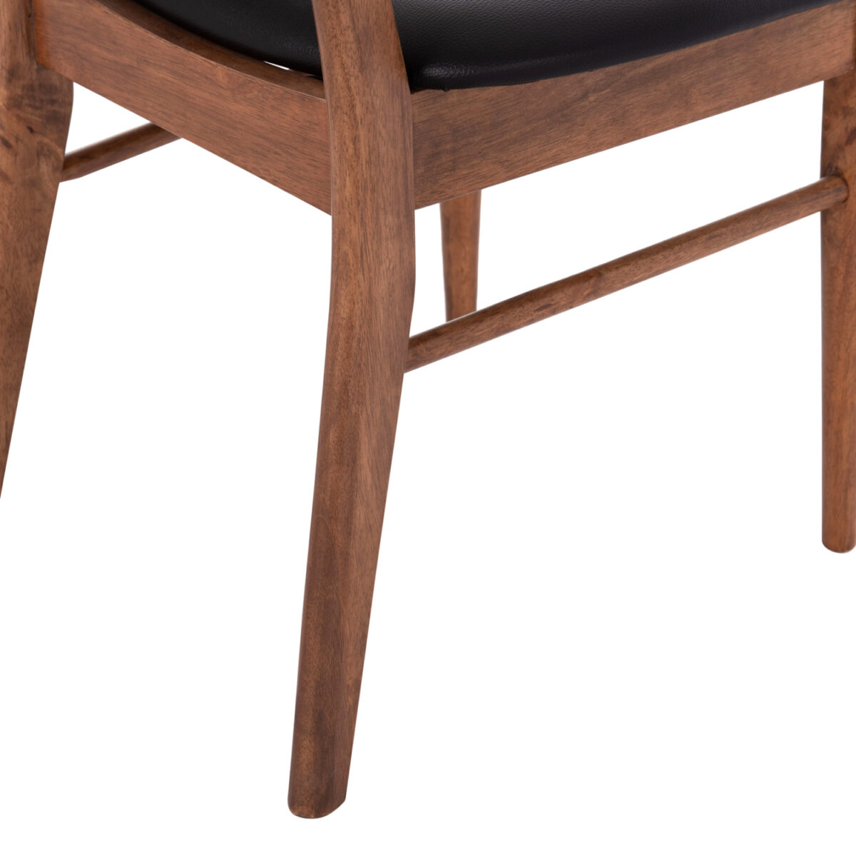 KΑΡΕΚΛΑ ΤΡΑΠΕΖΑΡΙΑΣ SEKOR HM9945.03 ΚΑΡΥΔΙ RUBBERWOOD-ΜΑΥΡΟ PU 51x48x79Υεκ - Image 10