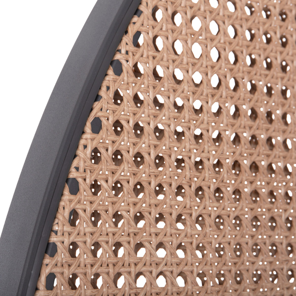 ΠΑΡΑΒΑΝ ΑΛΟΥΜΙΝΙΟΥ KOMORABI (L) SM6180 ΑΝΘΡΑΚΙ ΣΚΕΛΕΤΟΣ-WICKER ΜΠΕΖ 110x33x199Υεκ. - Image 6