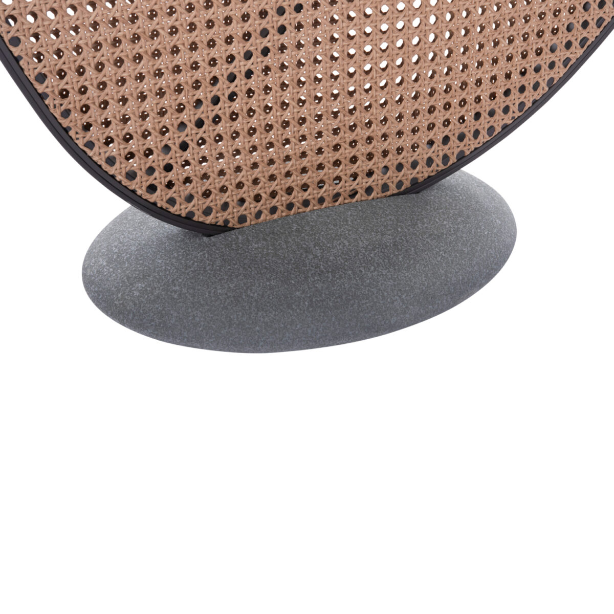 ΠΑΡΑΒΑΝ ΑΛΟΥΜΙΝΙΟΥ KOMORABI (L) SM6180 ΑΝΘΡΑΚΙ ΣΚΕΛΕΤΟΣ-WICKER ΜΠΕΖ 110x33x199Υεκ. - Image 7