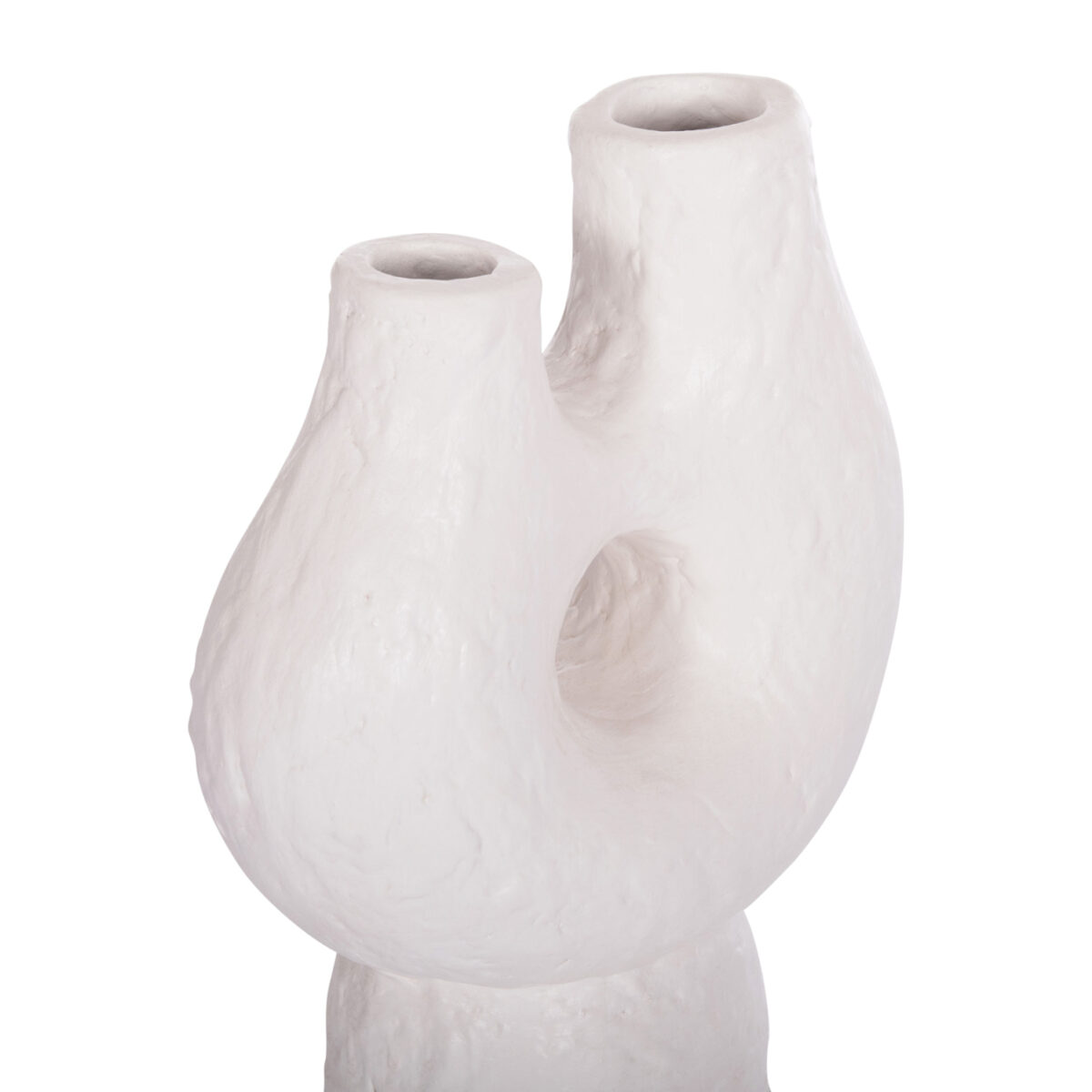 ΣΕΤ 2ΤΜΧ ΕΠΙΤΡΑΠΕΖΙΑ ΔΙΑΚΟΣΜΗΤΙΚΑ ΒΑΖΑ NAMENTIS HM21143.02 ΤΕΡΑΚΟΤΑ ΛΕΥΚΟ & ΒΥΣΣΙΝΙ - Image 4