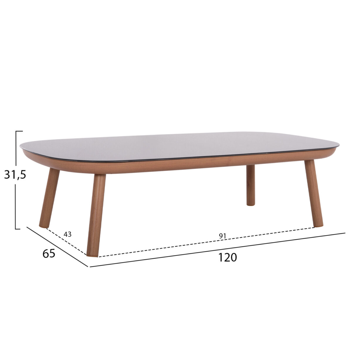 ΣΕΤ ΣΑΛΟΝΙ ΕΞ.ΧΩΡΟΥ 5ΤΜΧ KROM HM6360.02 ΑΛΟΥΜΙΝΙΟ--ΣΧΟΙΝΙ STRAP--3D PRINTED ΓΥΑΛΙ - Image 5