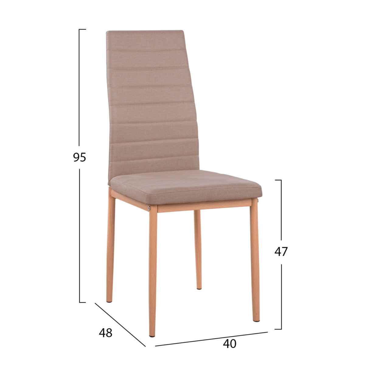 set-trapezarias-5tmch-fb911767-leyko-mdf-2 ΣΕΤ ΤΡΑΠΕΖΑΡΙΑΣ 5ΤΜΧ MINIMAL HM11767 ΛΕΥΚΟ MDF-ΜΠΕΖ ΥΦΑΣΜΑ - Image 3