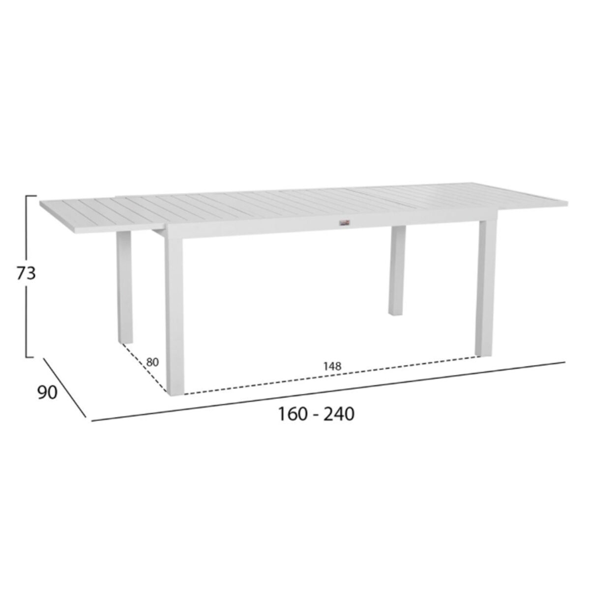 set-trapezarias-exchoroy-5tmch-fb921162-1 ΣΕΤ ΤΡΑΠΕΖΑΡΙΑΣ ΕΞ.ΧΩΡΟΥ 5ΤΜΧ KRUM HM21162 ΛΕΥΚΟ ΑΛΟΥΜΙΝΙΟ-P.E.RATTAN-TEXTILENE - Image 2