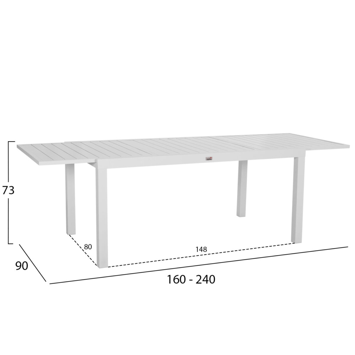 ΣΕΤ ΤΡΑΠΕΖΑΡΙΑΣ ΕΞ.ΧΩΡΟΥ 7ΤΜΧ KRUM HM21148 ΛΕΥΚΟ ΑΛΟΥΜΙΝΙΟ-P.E.RATTAN - Image 3