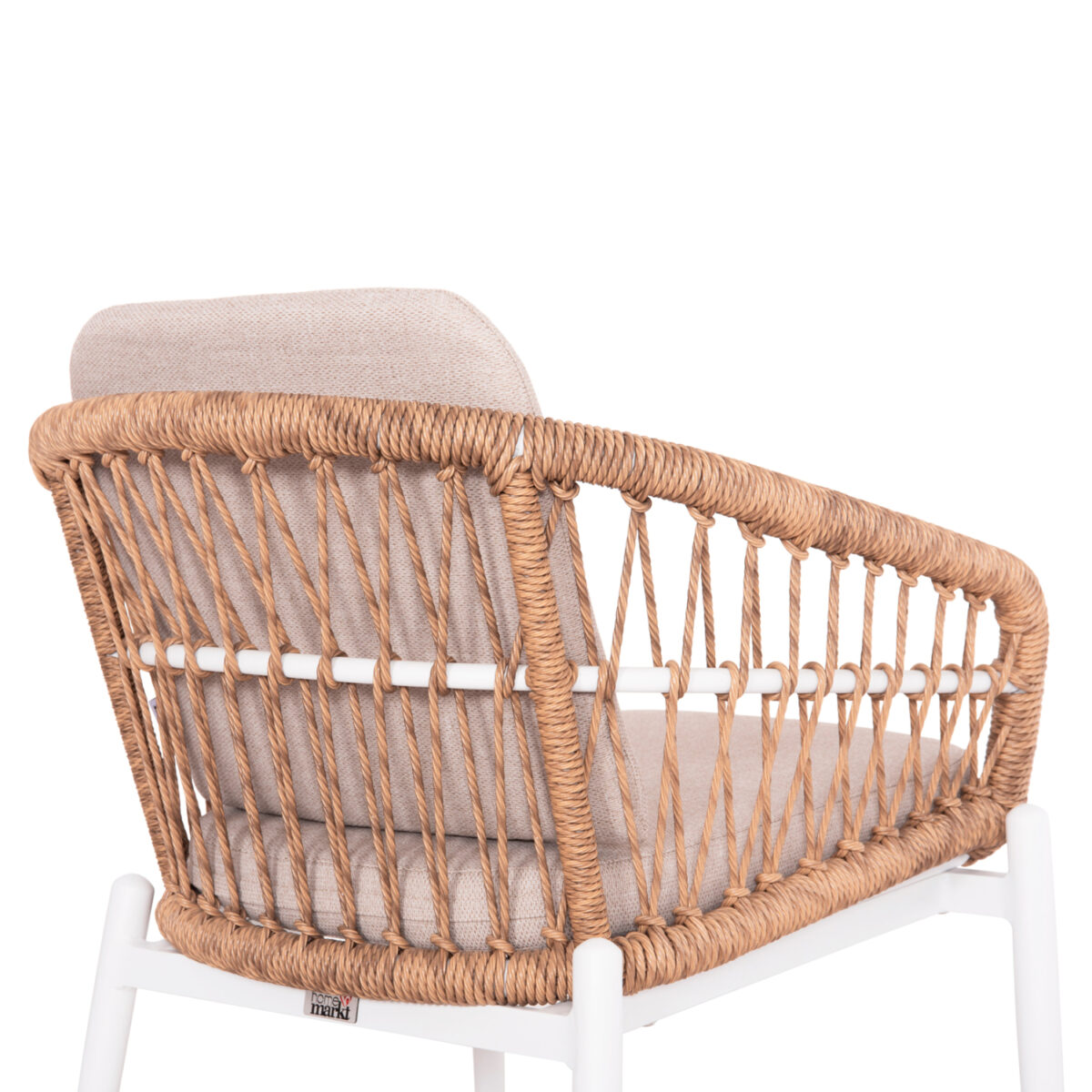 ΣΕΤ ΤΡΑΠΕΖΑΡΙΑΣ ΕΞ.ΧΩΡΟΥ 7ΤΜΧ KRUM HM21149 ΛΕΥΚΟ ΑΛΟΥΜΙΝΙΟ--P.E.RATTAN - Image 9