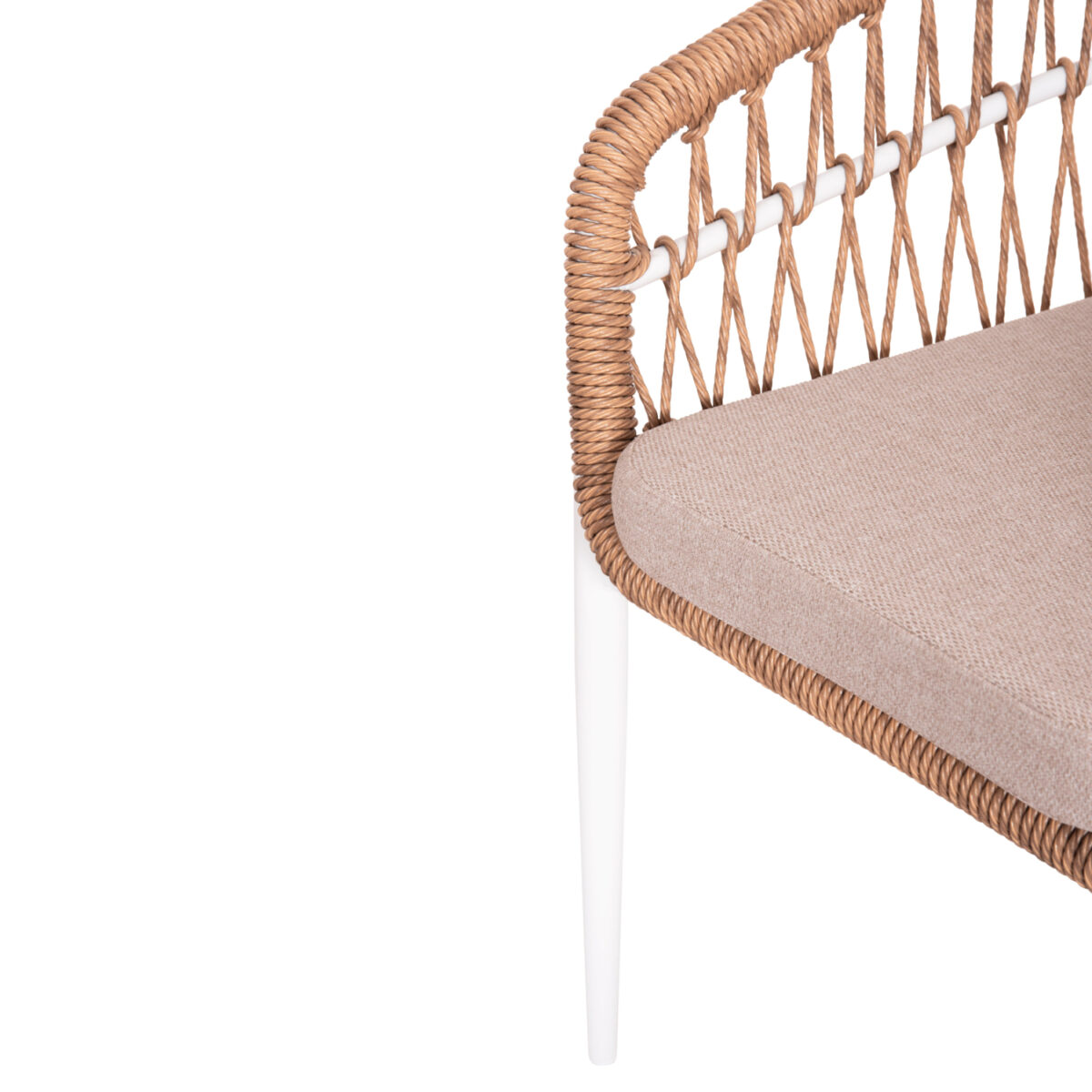 ΣΕΤ ΤΡΑΠΕΖΑΡΙΑΣ ΕΞ.ΧΩΡΟΥ 7ΤΜΧ KRUM HM21149 ΛΕΥΚΟ ΑΛΟΥΜΙΝΙΟ--P.E.RATTAN - Image 10