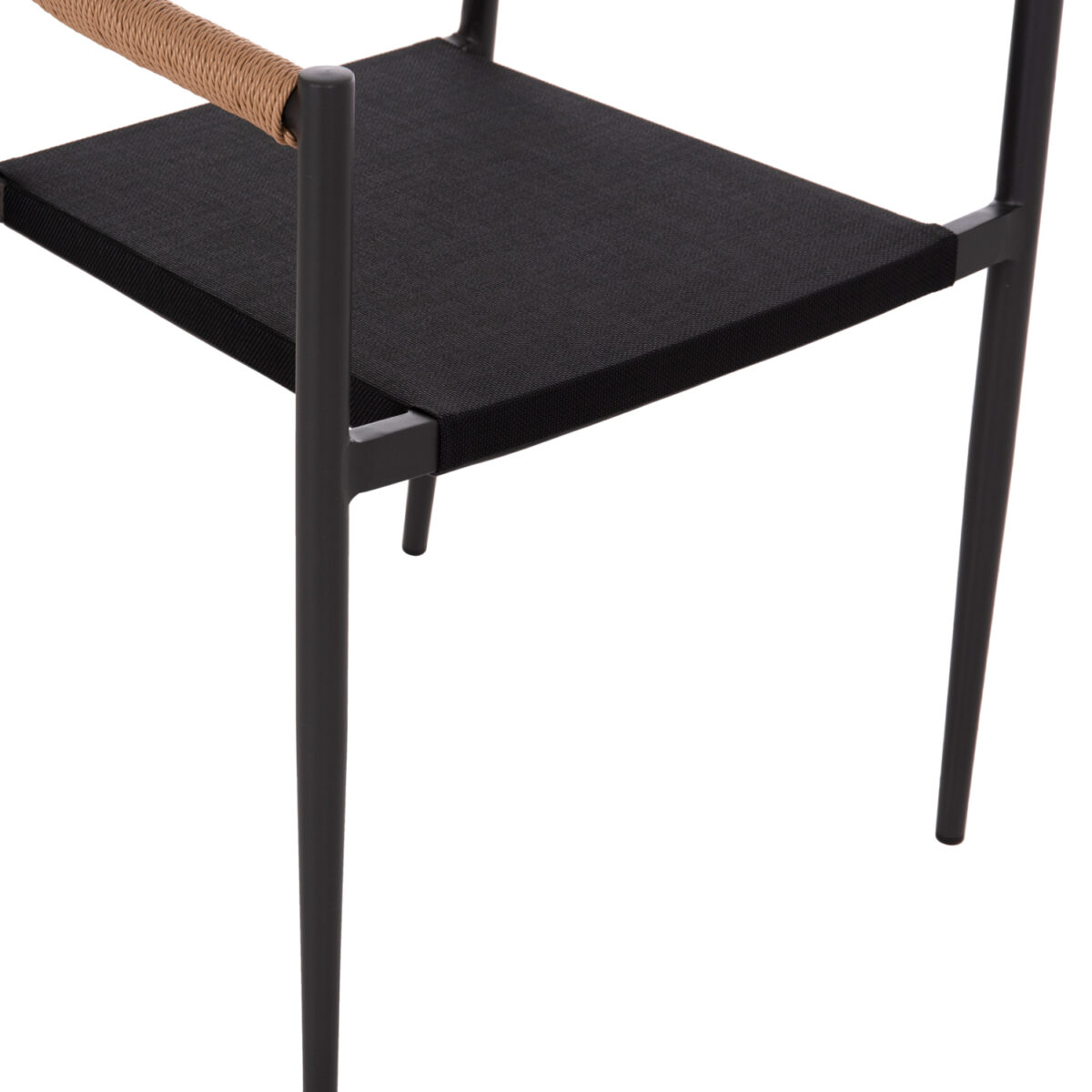 ΣΕΤ ΤΡΑΠΕΖΑΡΙΑΣ ΕΞΩΤ. ΧΩΡΟΥ 5ΤΜΧ BERG HM21134 ΣΚΟΥΡΟ ΓΚΡΙ ΑΛΟΥΜΙΝΙΟ--P.E.RATTAN - Image 8