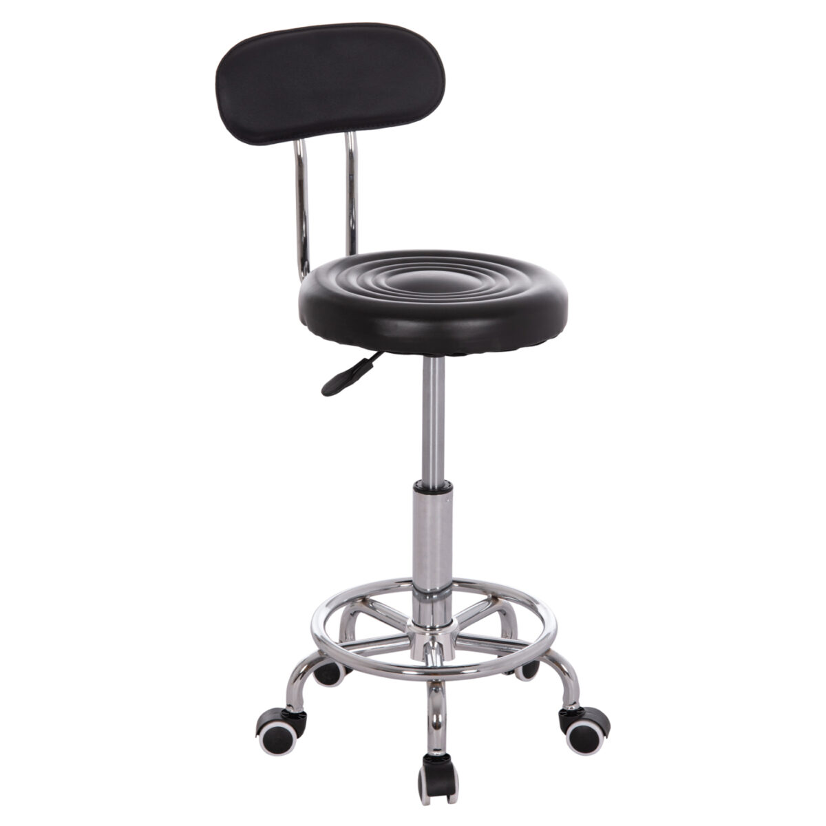 skampo-peristrefomeno-schediastirioy-fb9 ΣΚΑΜΠΟ ΠΕΡΙΣΤΡΕΦΟΜΕΝΟ ΣΧΕΔΙΑΣΤΗΡΙΟΥ IRIS HM211.21 PU ΜΑΥΡΟ HOMEMARKT 34x43x86,5Υεκ. - Image 1