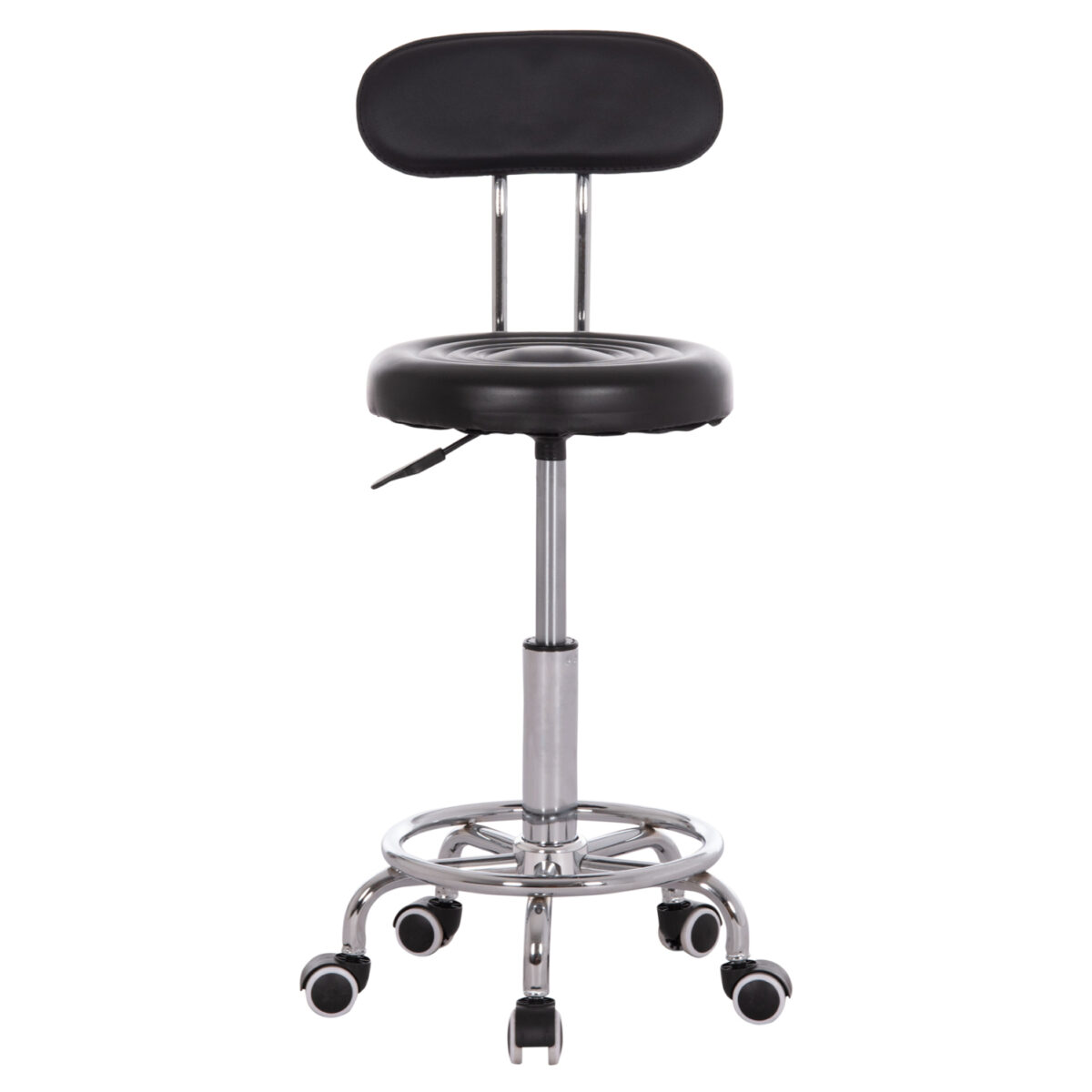 ΣΚΑΜΠΟ ΠΕΡΙΣΤΡΕΦΟΜΕΝΟ ΣΧΕΔΙΑΣΤΗΡΙΟΥ IRIS HM211.21 PU ΜΑΥΡΟ HOMEMARKT 34x43x86,5Υεκ. - Image 3