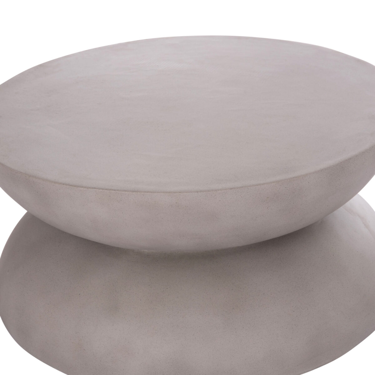 ΤΡΑΠΕΖΙ ΣΑΛΟΝΙΟΥ ANNA HM18158.03 FIBER CEMENT ΣΕ ΓΚΡΙ--Φ92x44.5Υεκ - Image 4