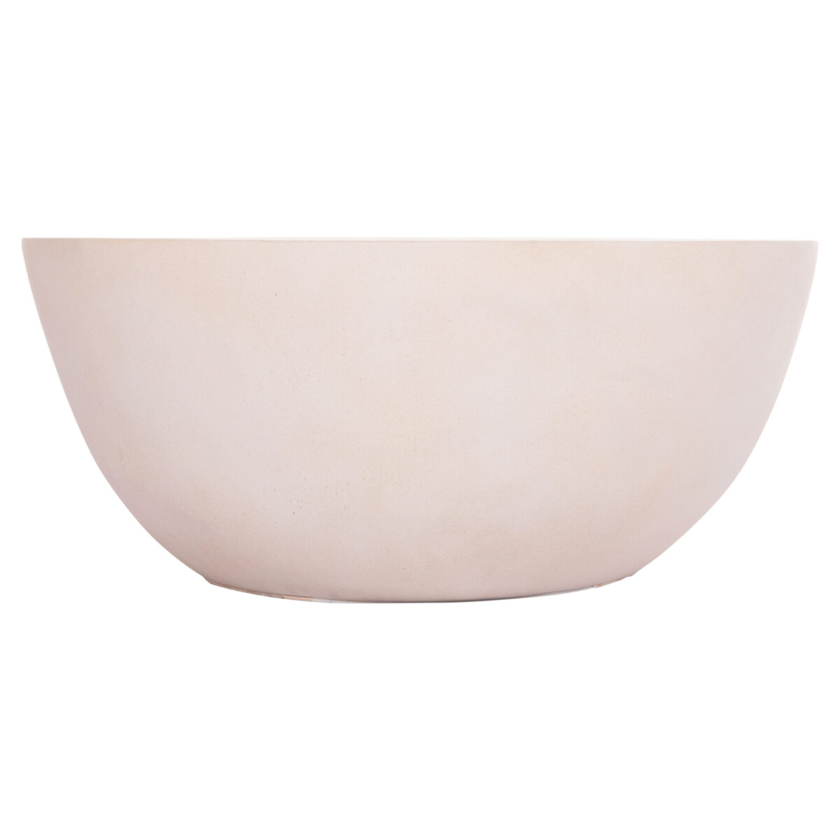 ΤΡΑΠΕΖΙ ΣΑΛΟΝΙΟΥ ΣΤΡΟΓΓΥΛΟ ALLAN HM18162.02 FIBER CEMENT ΣΕ ΑΝΟΙΧΤΟ ΜΠΕΖ--Φ92x49Υεκ. - Image 3