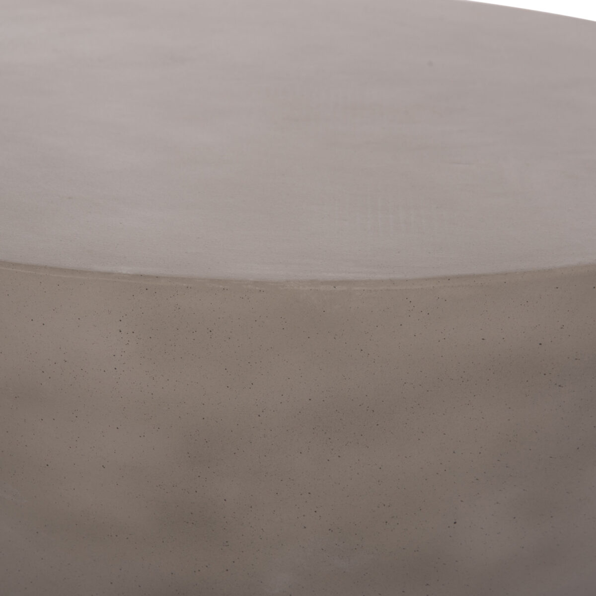 ΤΡΑΠΕΖΙ ΣΑΛΟΝΙΟΥ ΣΤΡΟΓΓΥΛΟ ALLAN HM18162.03 FIBER CEMENT ΣΕ ΓΚΡΙ--Φ92x49Υεκ. - Image 5