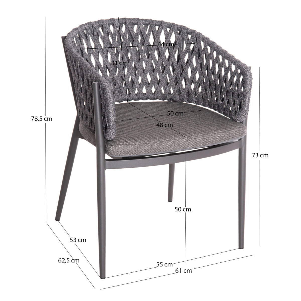 ΠΟΛΥΘΡΟΝΑ CAMELLIA SM6209.01 ΣΚΟΥΡΟ ΓΚΡΙ ΑΛΟΥΜΙΝΙΟ-P.E.ΣΧΟΙΝΙ-OLEFIN ΜΑΞΙΛΑΡΙ - Image 2