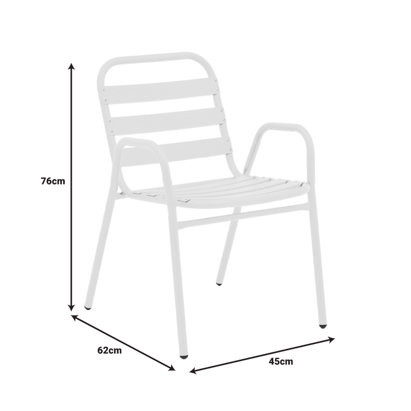 130-000123-7 Τραπεζαρία Watson-Sussie  σετ 3τεμ μέταλλο λευκό-γυαλί Φ60x70εκ - Image 8