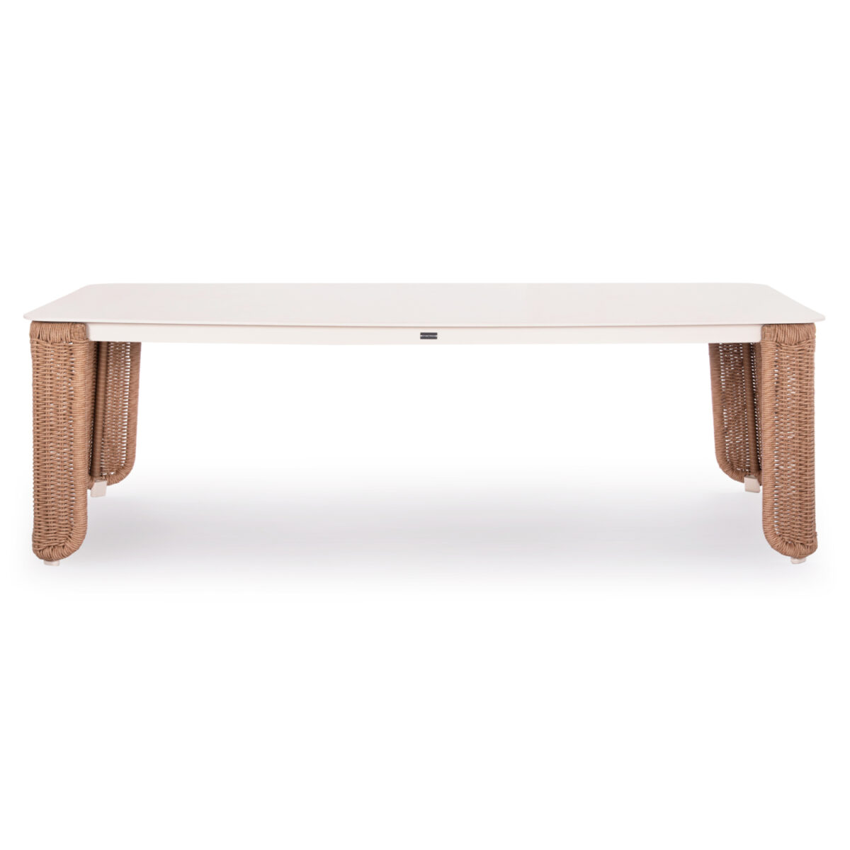 ΤΡΑΠΕΖΙ ΑΛΟΥΜΙΝΙΟΥ ΣΕΙΡΑ DESTINY SM6318 ΕΚΡΟΥ-WICKER-S.STONE TOP 240x110x75Υεκ - Image 3