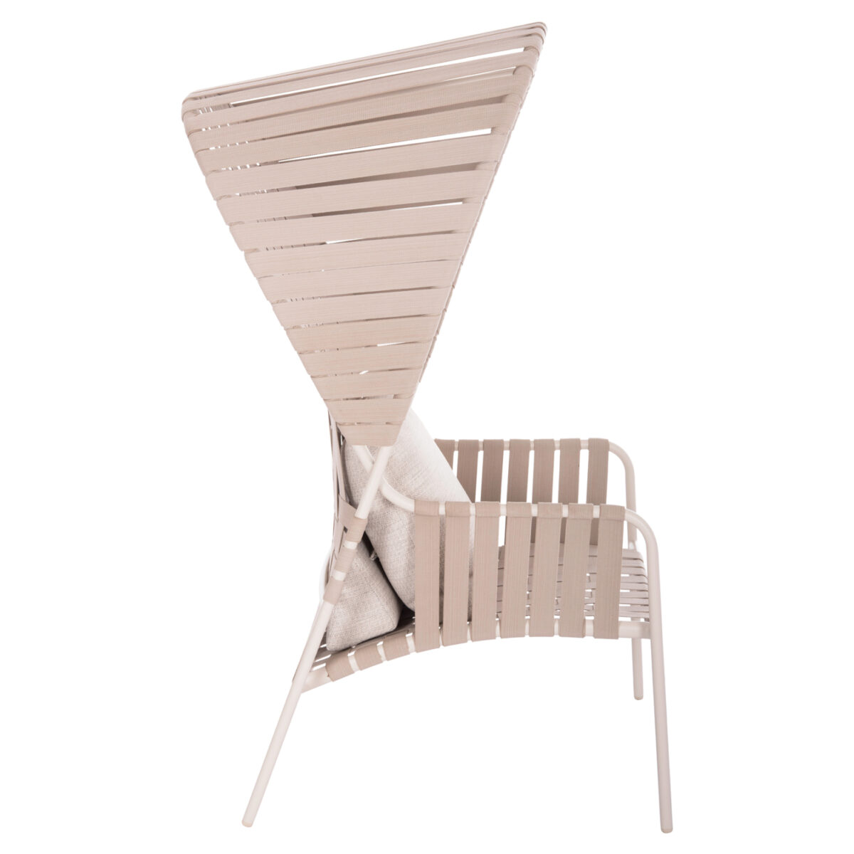 ΠΟΛΥΘΡΟΝΑ ΑΛΟΥΜΙΝΙΟΥ STUNNER SM6323 ΚΡΕΜ ΜΕ ΜΠΕΖ ΣΧΟΙΝΙ & ΜΑΞΙΛΑΡΙΑ 94x89x168Υ - Image 3