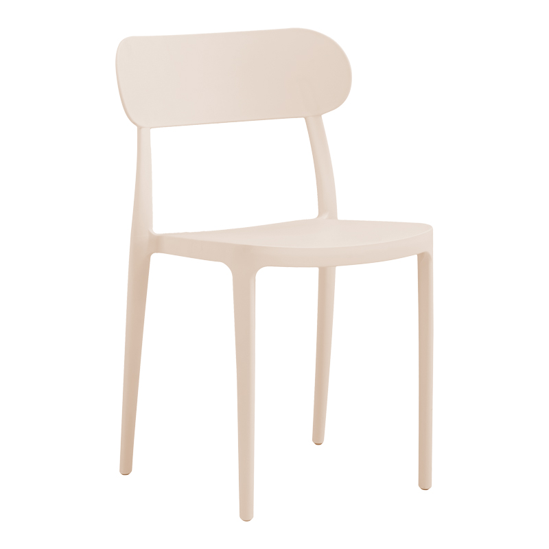 Καρέκλα Amvroan στοιβαζόμενη με UV protection cappuccino pp 51x49x79.5εκ