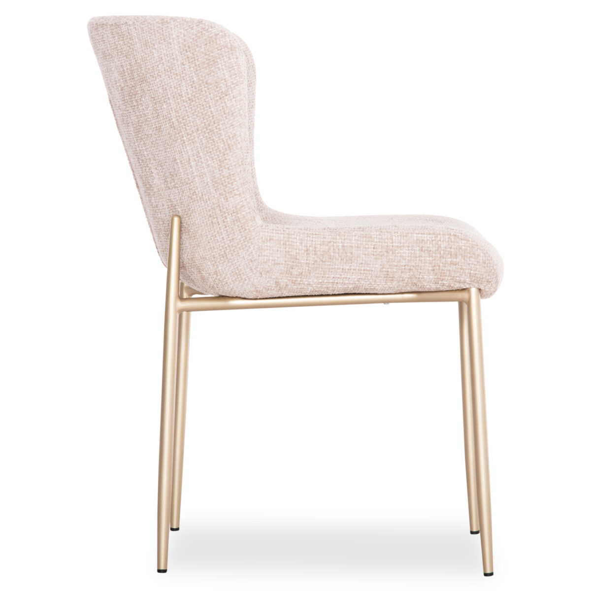 Καρέκλα Τραπεζαρίας Obsession SM18101.01 Σαμπανί ύφασμα-Μέταλλο Σαμπανί 52.5x63x79Υεκ - Image 4