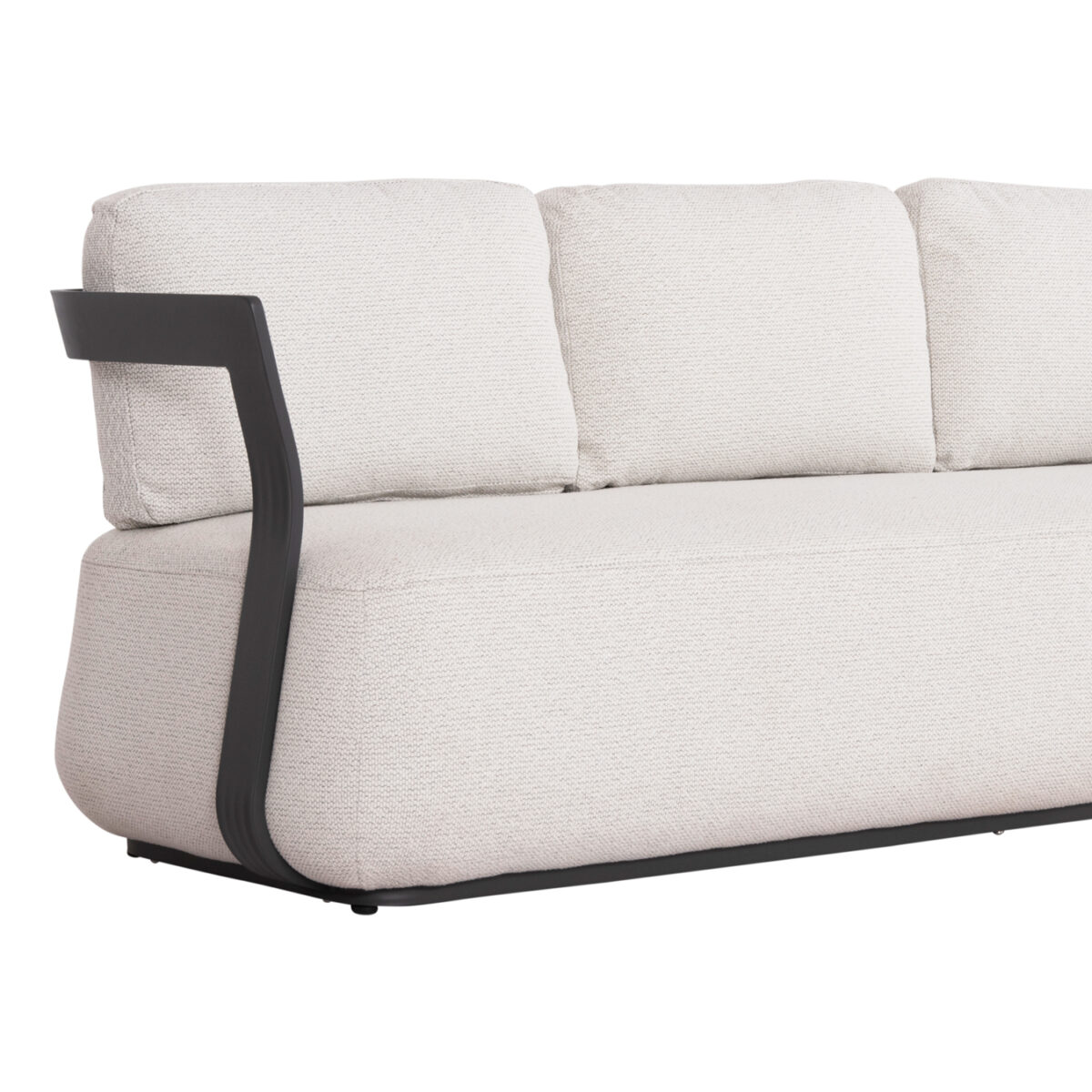 ΣΕΤ ΣΑΛΟΝΙ ΕΞ. ΧΩΡΟΥ 5ΤΜΧ PACIFIC SM6253.01 ΣΚΟΥΡΟ ΓΚΡΙ ΑΛΟΥΜΙΝΙΟ-ΚΡΕΜ ΥΦΑΣΜΑ - Image 5