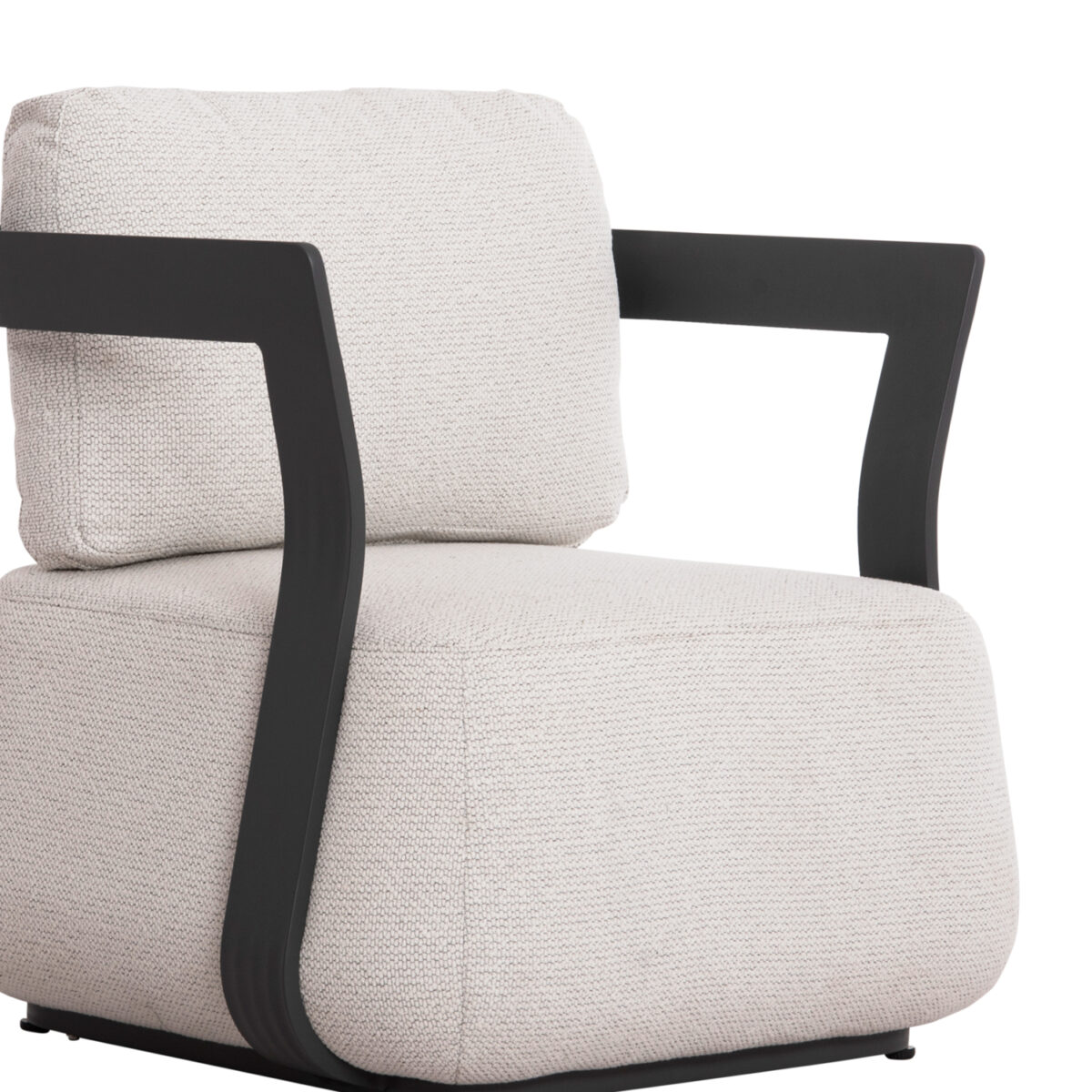 ΣΕΤ ΣΑΛΟΝΙ ΕΞ. ΧΩΡΟΥ 5ΤΜΧ PACIFIC SM6253.01 ΣΚΟΥΡΟ ΓΚΡΙ ΑΛΟΥΜΙΝΙΟ-ΚΡΕΜ ΥΦΑΣΜΑ - Image 6