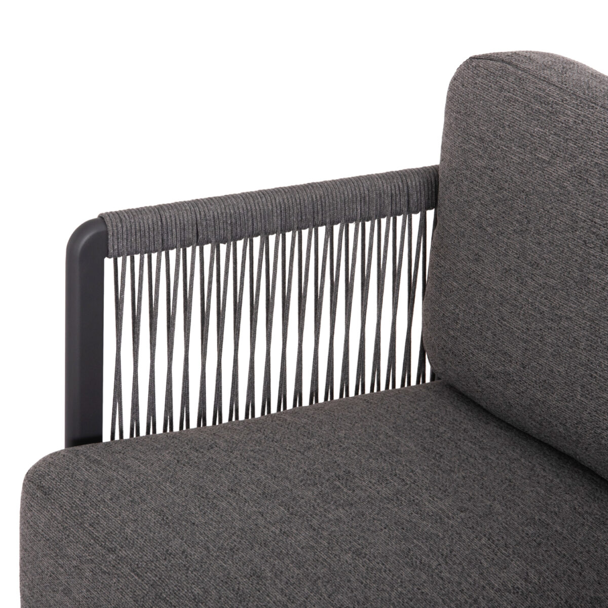 ΣΕΤ ΣΑΛΟΝΙ ΕΞ.ΧΩΡΟΥ 4ΤΜΧ ΣΕΙΡΑ ELYSIA SM6186.01 ΣΚΟΥΡΟ ΓΚΡΙ ΑΛΟΥΜΙΝΙΟ-ΣΧΟΙΝΙ- P.E.ΥΦΑΣΜΑ - Image 6