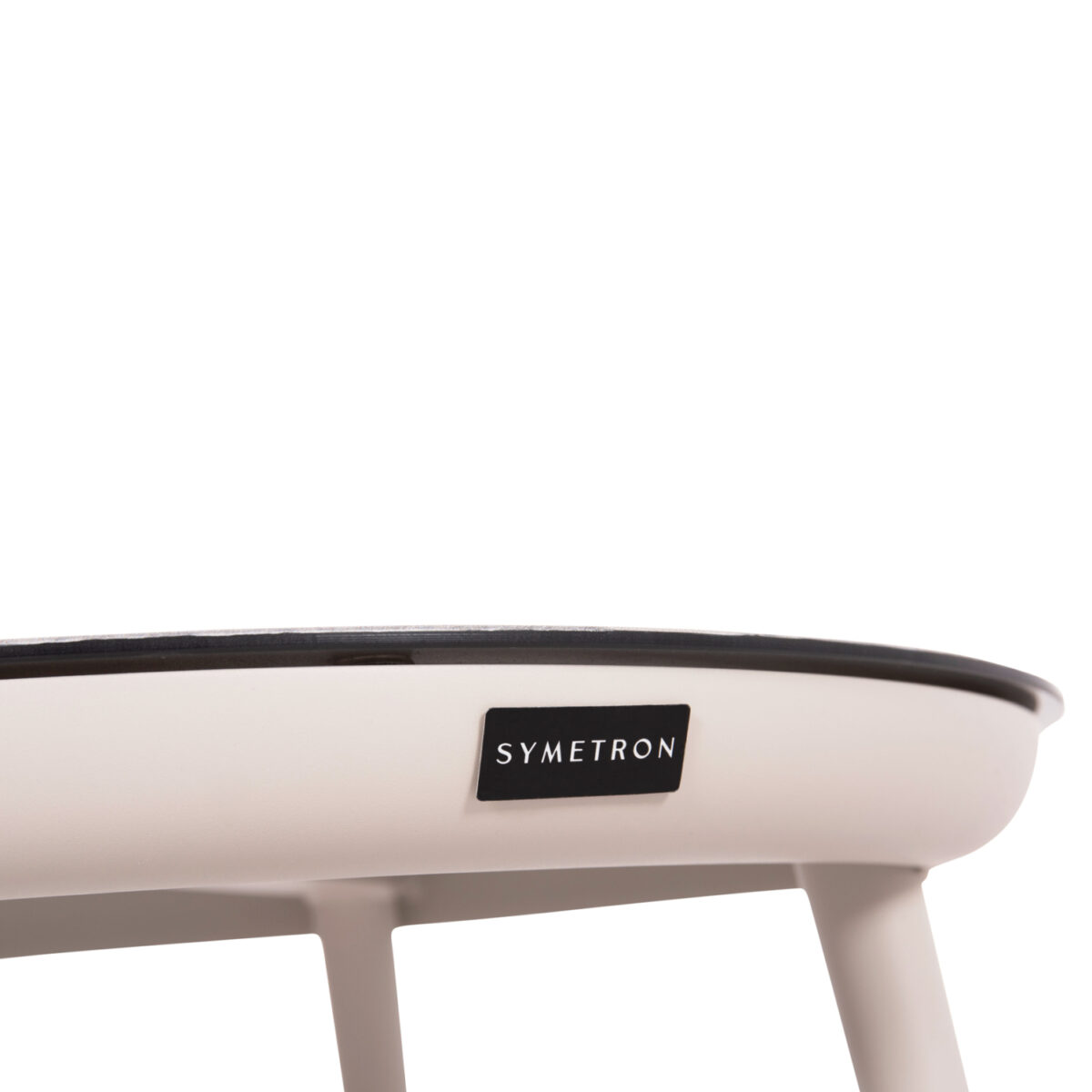 ΤΡΑΠΕΖΑΚΙ ΕΞ.ΧΩΡΟΥ ZODIAC SM6214.02 ΚΡΕΜ ΑΛΟΥΜ.-ΓΚΡΙ 3D PRINT ΓΥΑΛΙ TOP-Φ60x28Υεκ - Image 6